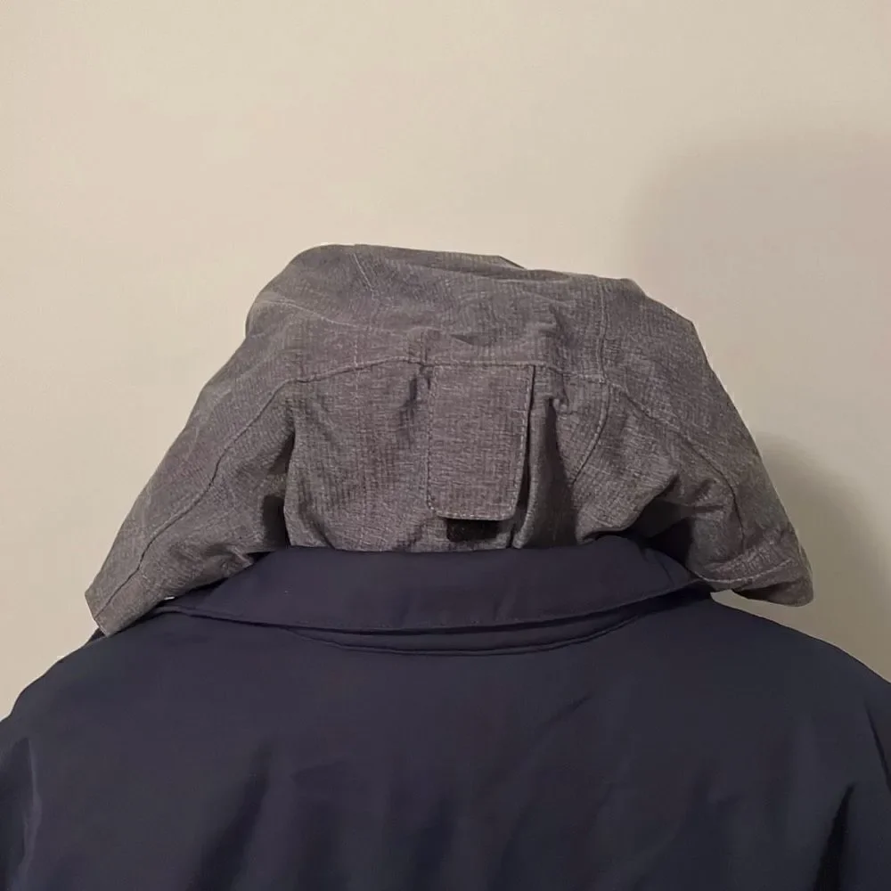Quiksilver Kid's Navy Blue Dry Flight Technology 18K Hooded Winter Jacket